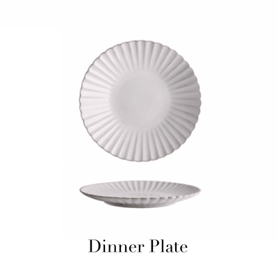 Esme Scalloped Dinnerware + Serveware