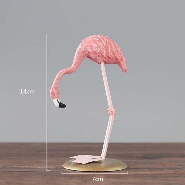 Tropical Flamingo Figurines